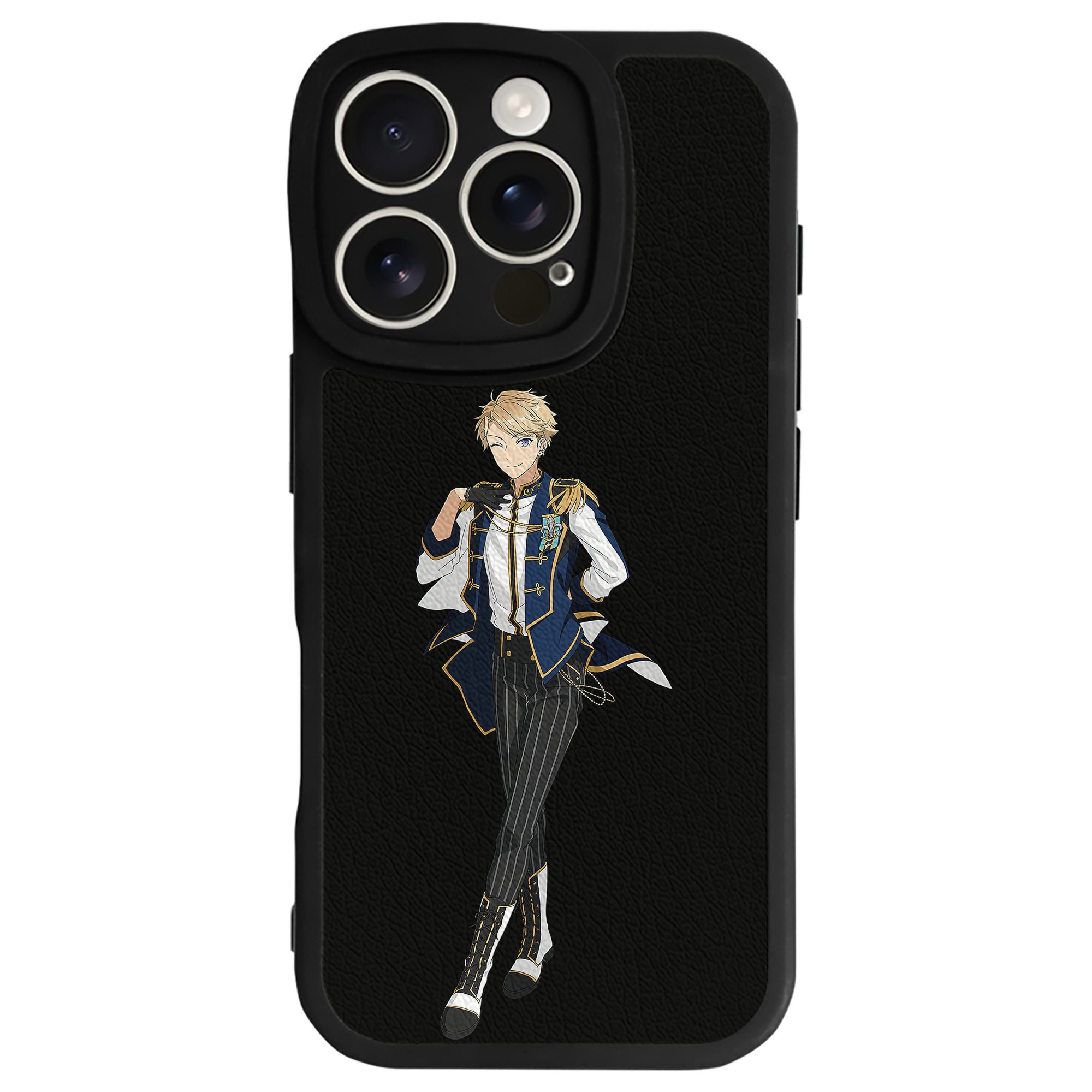 （画像用） あんさんぶるスターズ! Ensemble Stars 【iPhone 16シリーズ対応】シリコンスマホケース（レザー調） 材質：シリコン